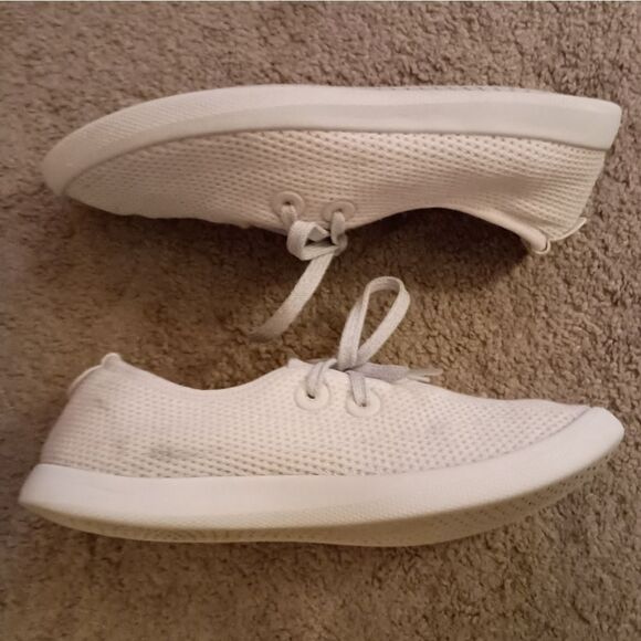 Allbirds Womens Tree Runners White Running Shoes Sneakers Size 9 PRE-OWNED - Picture 3 of 7